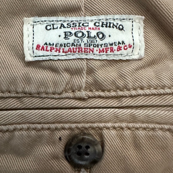 *ALTERED* Classic Ralph Lauren Polo Chino Tan Trousers - Picture 6 of 8